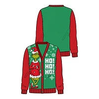 Grinch HO! HO! HO! Christmas Cardigan