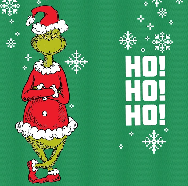 Grinch HO! HO! HO! Christmas Cardigan