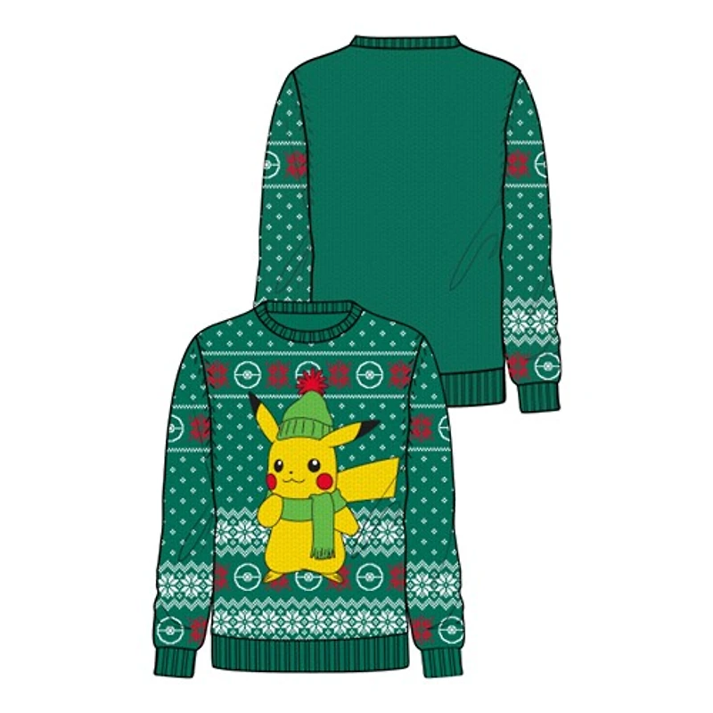 Pokémon Pikachu Christmas Hat Sweater