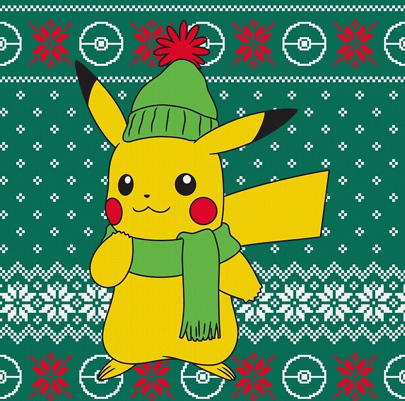Pokémon Pikachu Christmas Hat Sweater