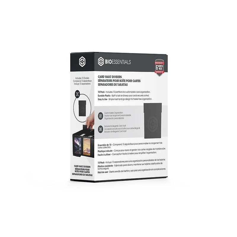 Biogenik Card Vault Dividers