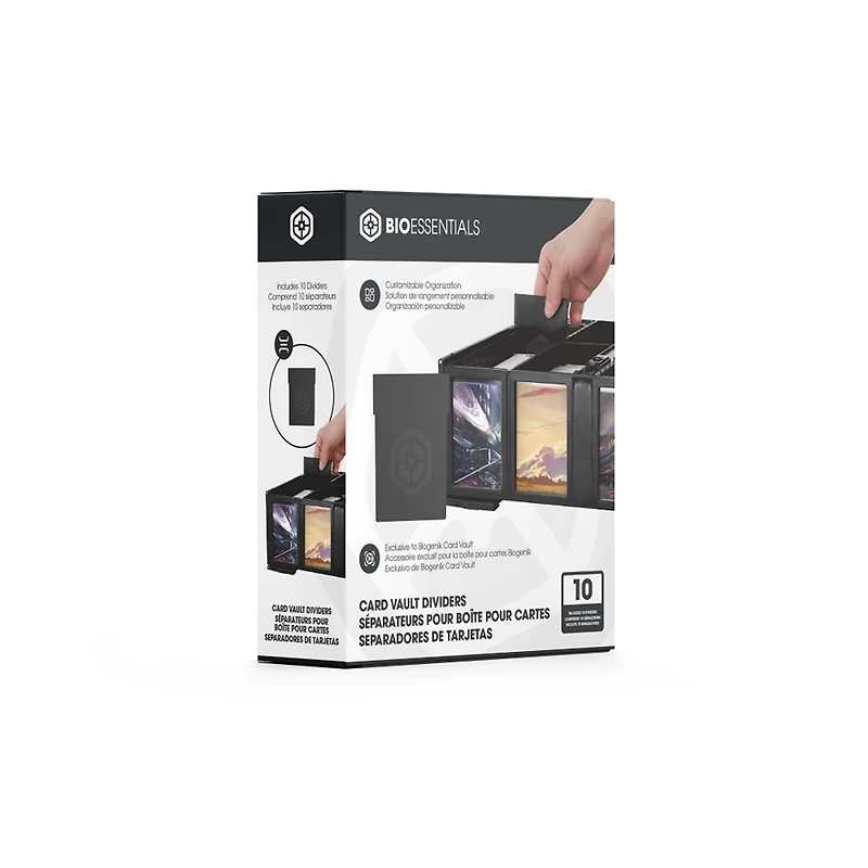 Biogenik Card Vault Dividers Black