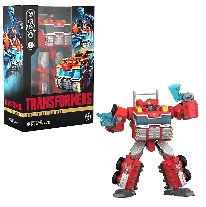 Transformers Age of the Primes Voyager Class Rescue Bot Heatwave 