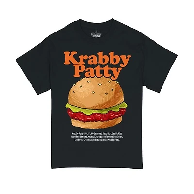 SpongeBob Krabby Patty Black T-Shirt