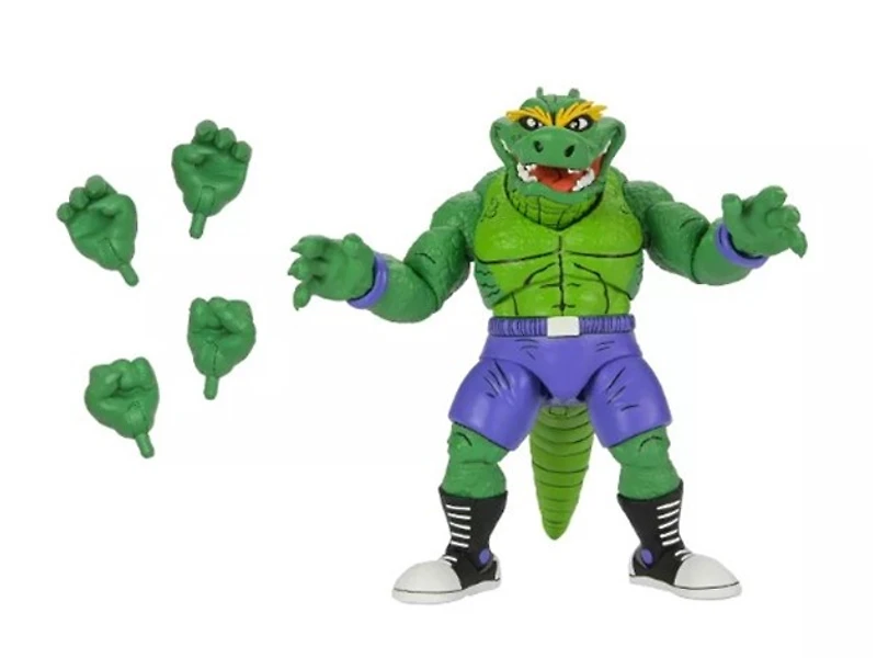 Teenage Mutant Ninja Turtles Archie Comics Stump Wrestling Leatherhead 7" Scale NECA Action Figure 