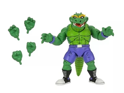 Teenage Mutant Ninja Turtles Archie Comics Stump Wrestling Leatherhead 7" Scale NECA Action Figure 