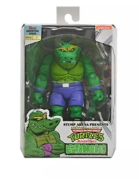 Teenage Mutant Ninja Turtles Archie Comics Stump Wrestling Leatherhead 7" Scale NECA Action Figure 