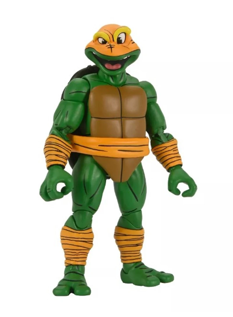 Teenage Mutant Ninja Turtles Cartoon Stump Wrestling Turtles 7" Scale NECA Action Figures - 4 Pack 