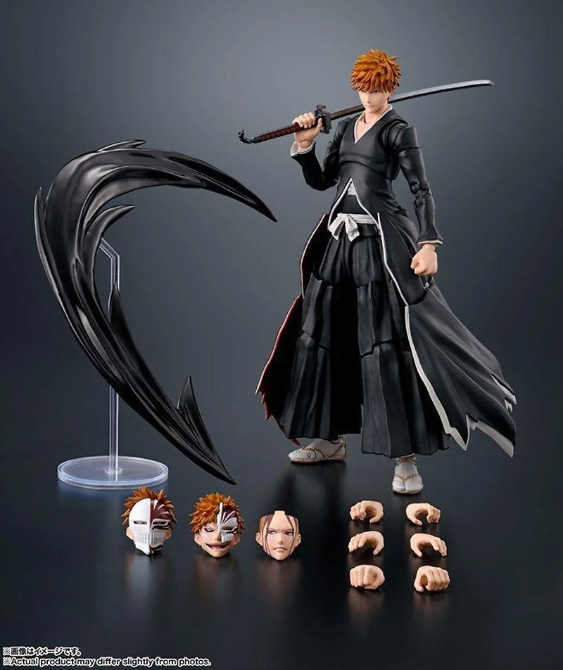 Bandai S.H.Figuarts Ichigo Kurosaki -Getsuga Tensho- Figure (BLEACH)