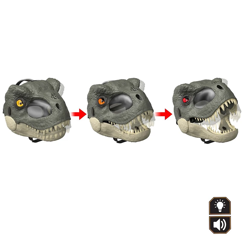 Jurassic World Rebirth T-Rex Rage N Roar Mask 