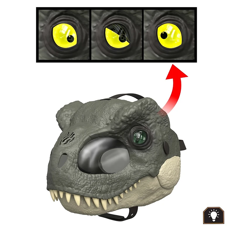 Jurassic World Rebirth T-Rex Rage N Roar Mask 