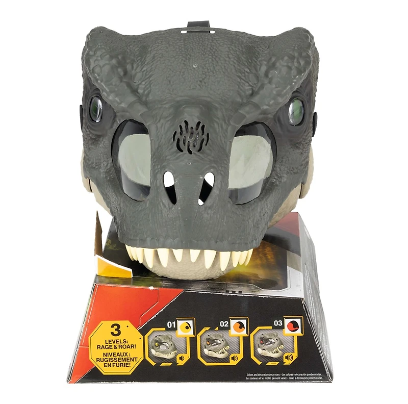 Jurassic World Rebirth T-Rex Rage N Roar Mask 