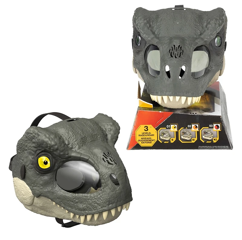 Jurassic World Rebirth T-Rex Rage N Roar Mask 