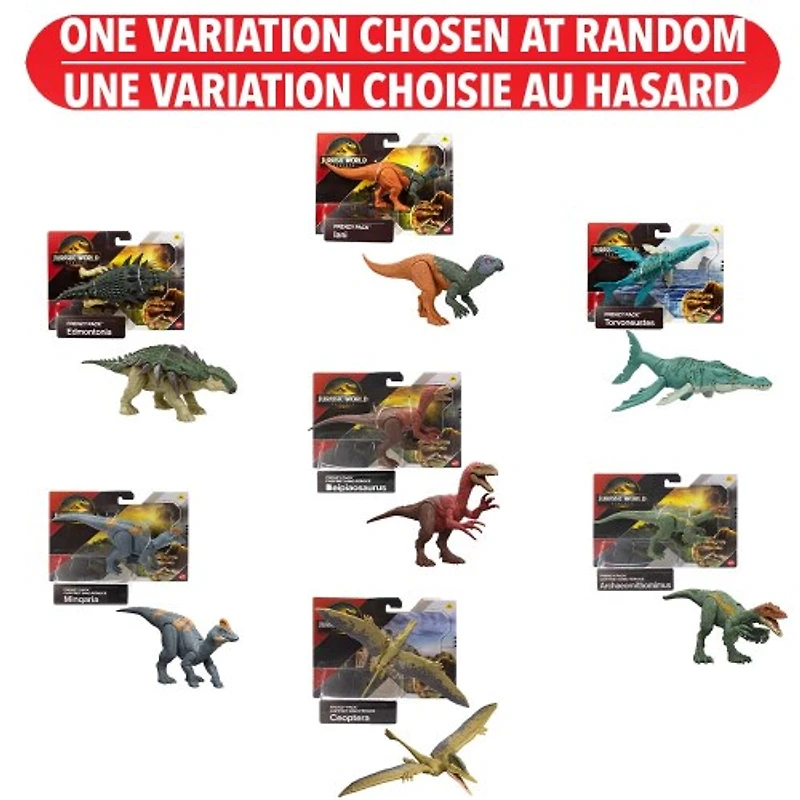 Jurassic World Danger Pack Dinosaur Action Figure – One Variation Chosen at Random