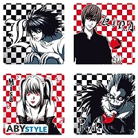 Death Note Characters Coasters 4 Pack 