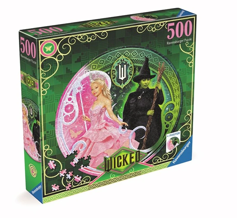 Wicked Movie Round 500pc Puzzle 