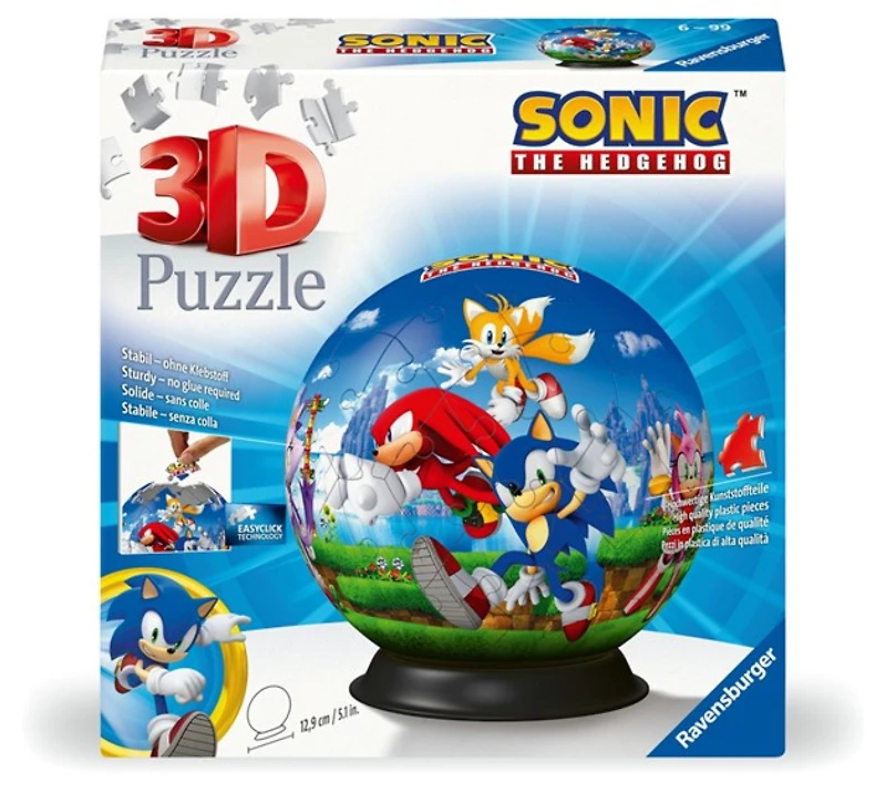 Sonic 3D Puzzle 72 pieces
