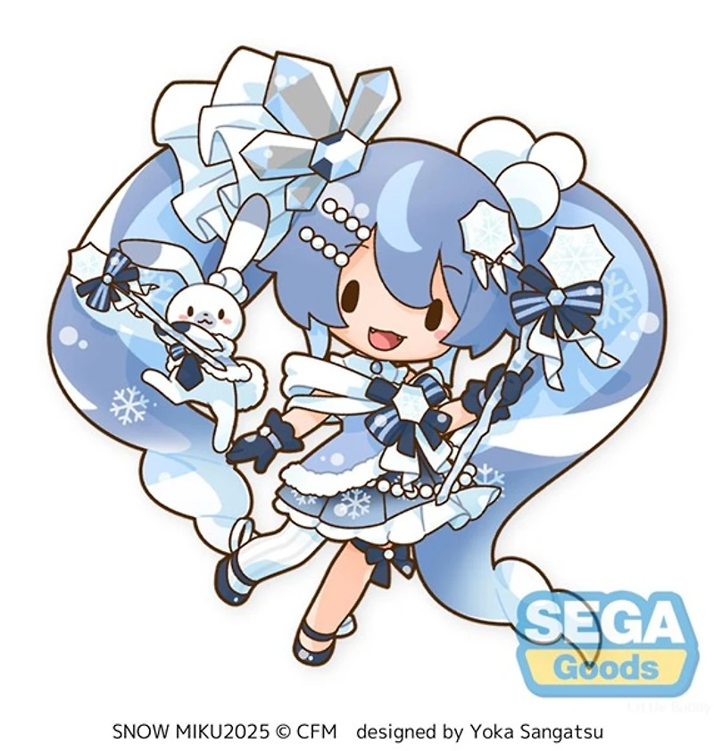 Hatsune Miku Dodeka Jumbo Plush Snow Miku 