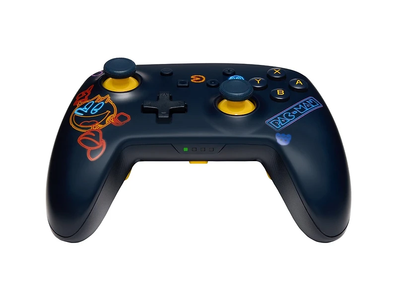 Manette sans fil améliorée PowerA pour Nintendo Switch avec Lumectra - Arcade néon PAC-MAN 