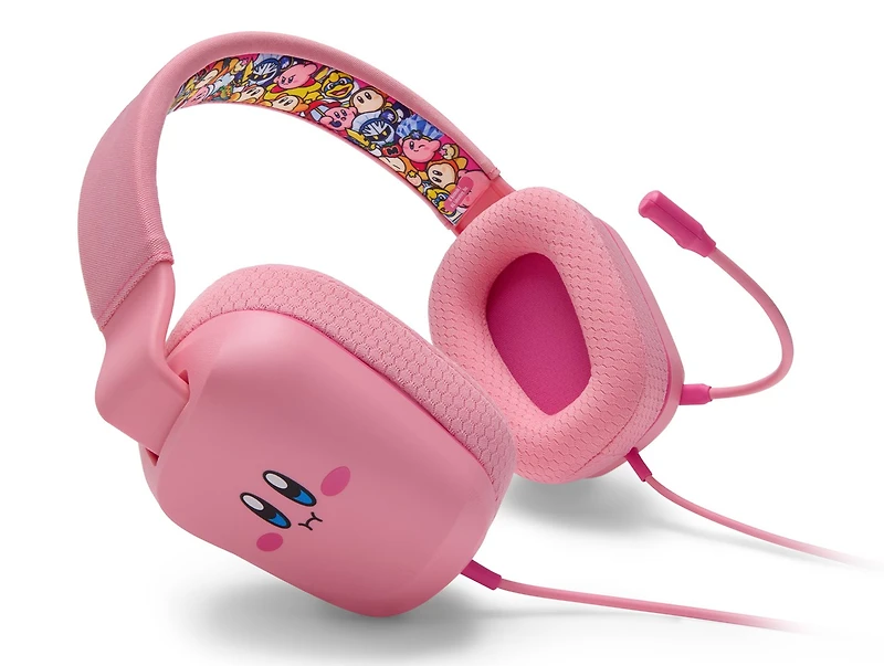 Casque stéréo filaire PowerA pour Nintendo Switch – Kirby Bouche pleine 