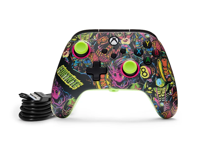 PowerA Advantage Wired Controller for Xbox Series X|S - Fortnite Glow