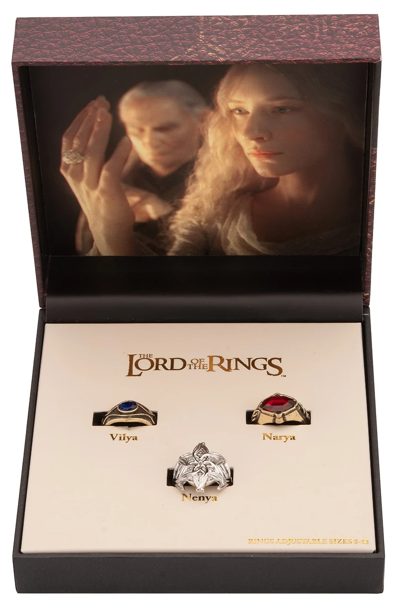 Lord of the Rings Three Elven Ring Set