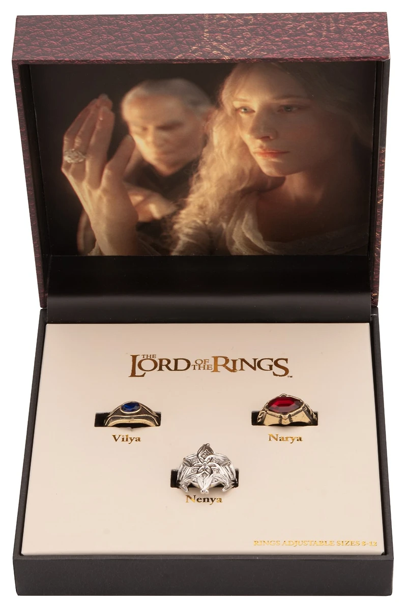 Lord of the Rings Three Elven Ring Set