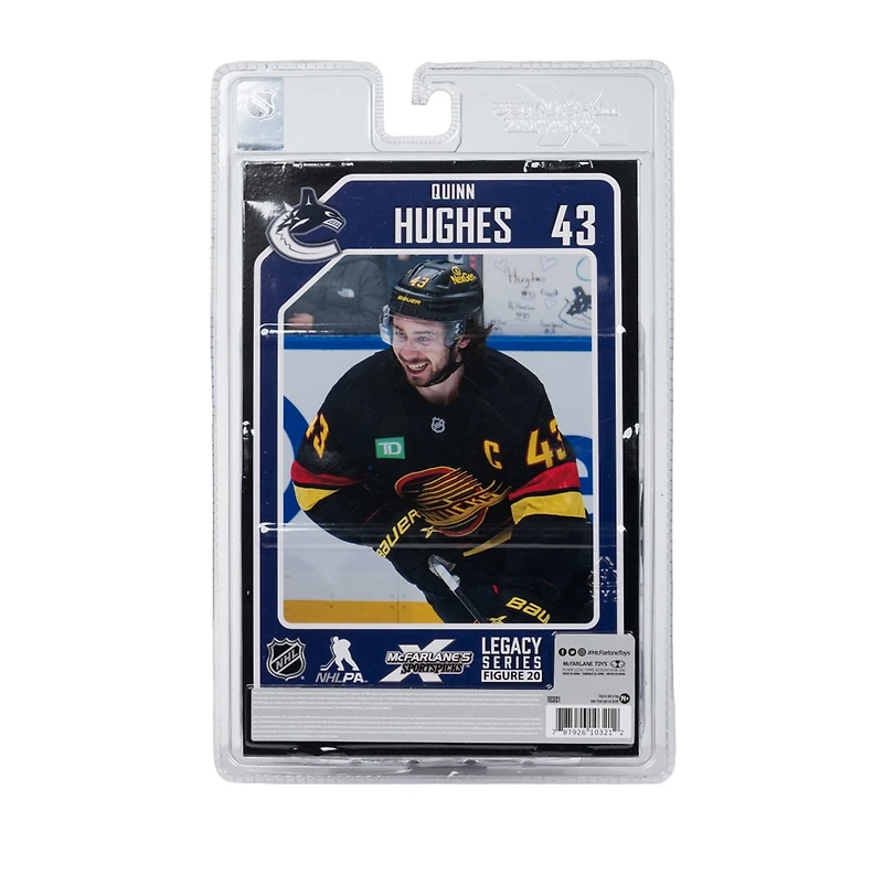 Quinn Hughes (Vancouver Canucks) NHL 7-Inch Posed Figure McFarlane's SportsPicks 