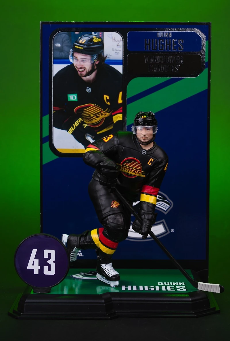 Quinn Hughes (Vancouver Canucks) NHL 7-Inch Posed Figure McFarlane's SportsPicks 