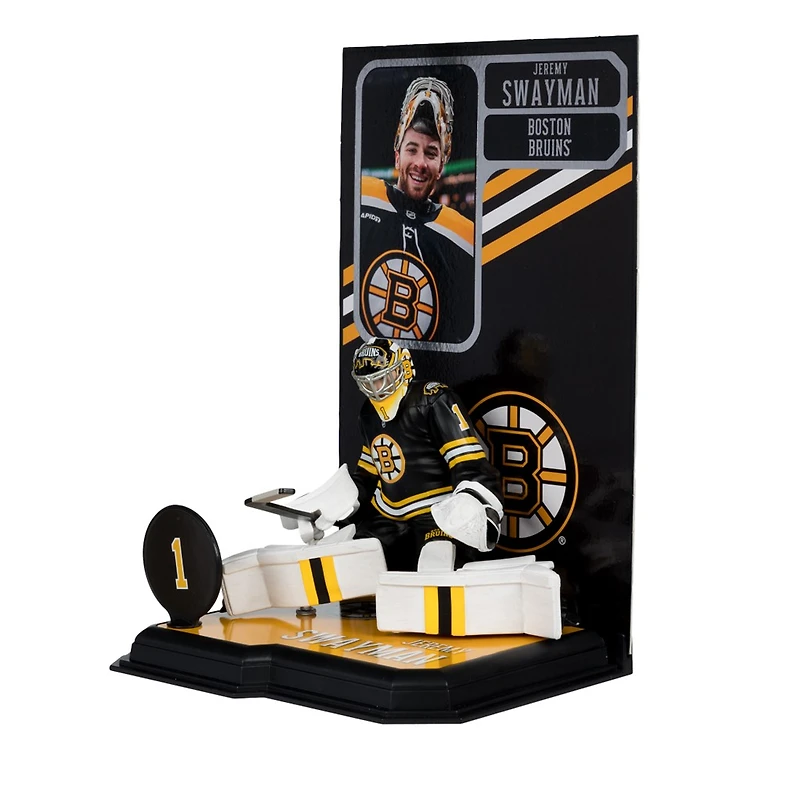 Jeremy Swayman (Boston Bruins) NHL 7-Inch Posed Figure McFarlane's SportsPicks 