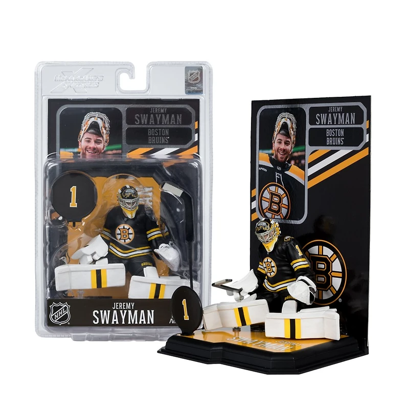 Jeremy Swayman (Boston Bruins) NHL 7-Inch Posed Figure McFarlane's SportsPicks 