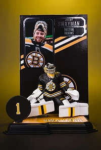 Jeremy Swayman (Boston Bruins) NHL 7-Inch Posed Figure McFarlane's SportsPicks 