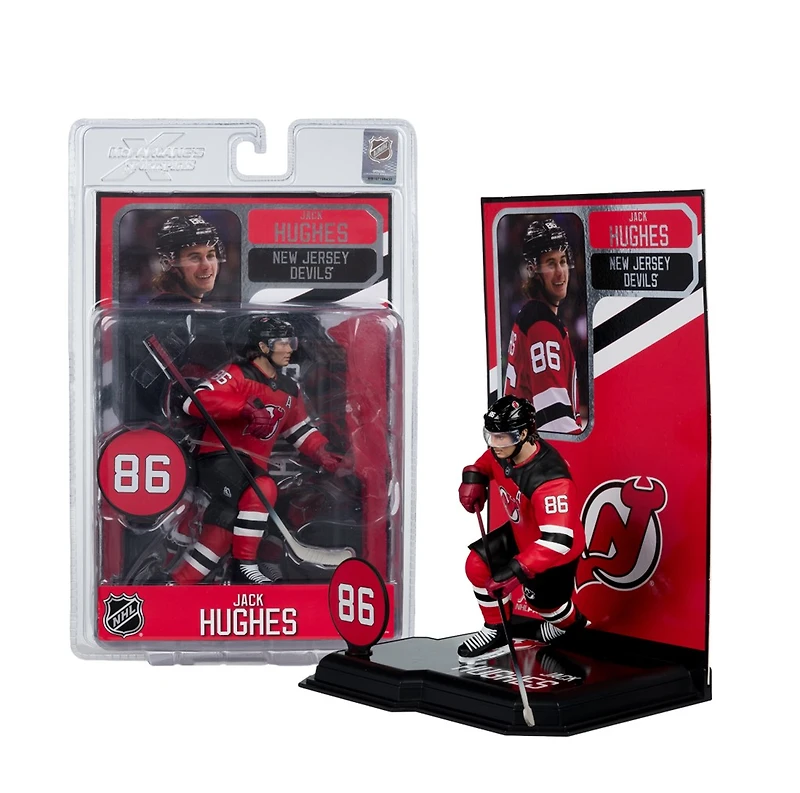 Jack Hughes (New Jersey Devils) NHL 7-Inch Posed Figure McFarlane's SportsPicks 