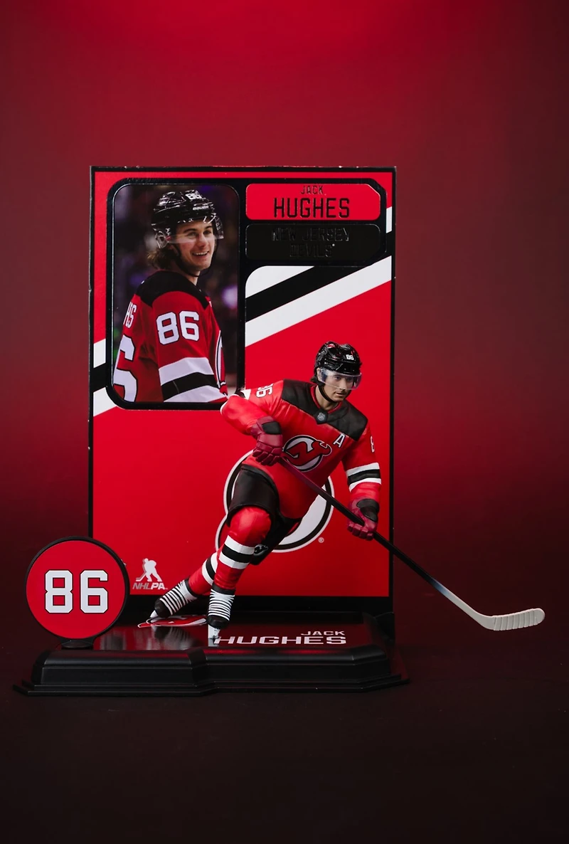 Jack Hughes (New Jersey Devils) NHL 7-Inch Posed Figure McFarlane's SportsPicks 