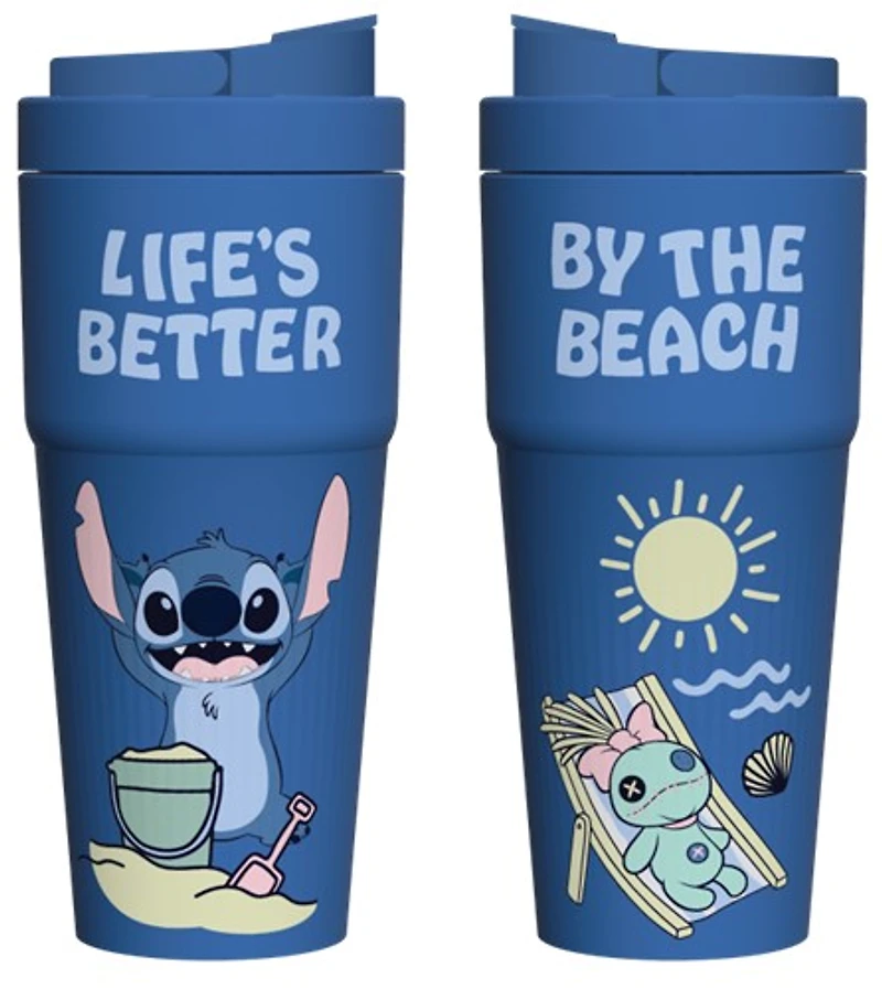 Stitch Blue Stainless Steel Water Bottle