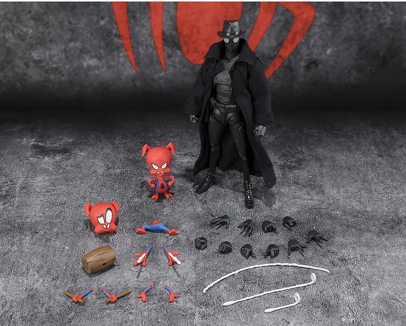 Bandai Spirits S.H.Figuarts "Spider-Man: Across the Spider-Verse" Spider-Man Noir & Spider-Ham 1/12  Scale Action Figure