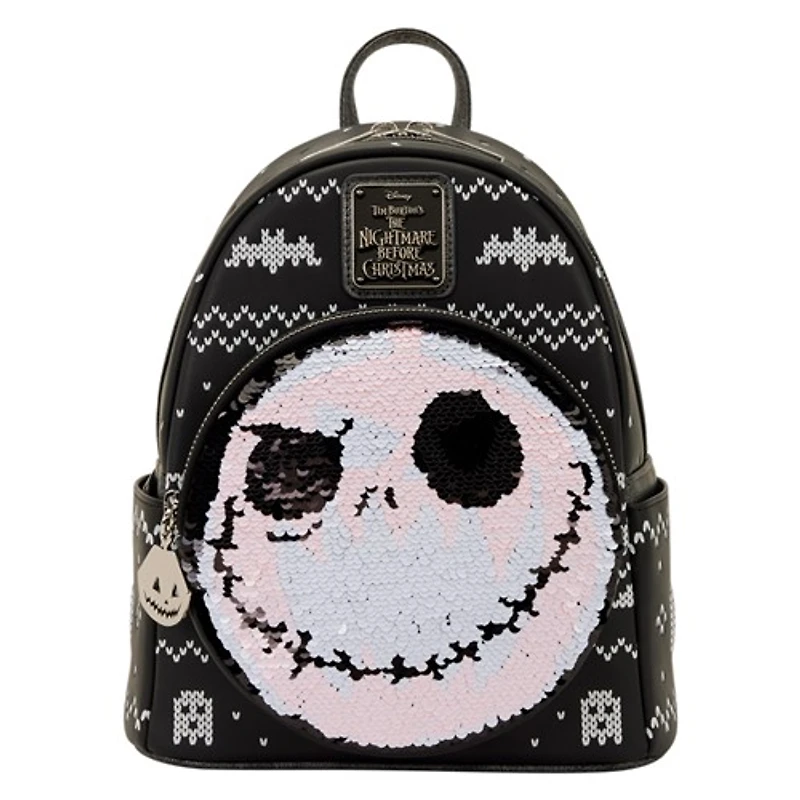 Disney The Nightmare Before Christmas: Jack Jack Reversible Sequin Backpack 