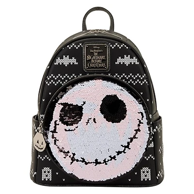 Disney The Nightmare Before Christmas: Jack Jack Reversible Sequin Backpack 