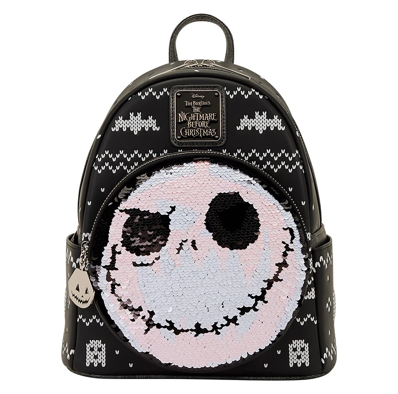 Disney The Nightmare Before Christmas: Jack Jack Reversible Sequin Backpack 