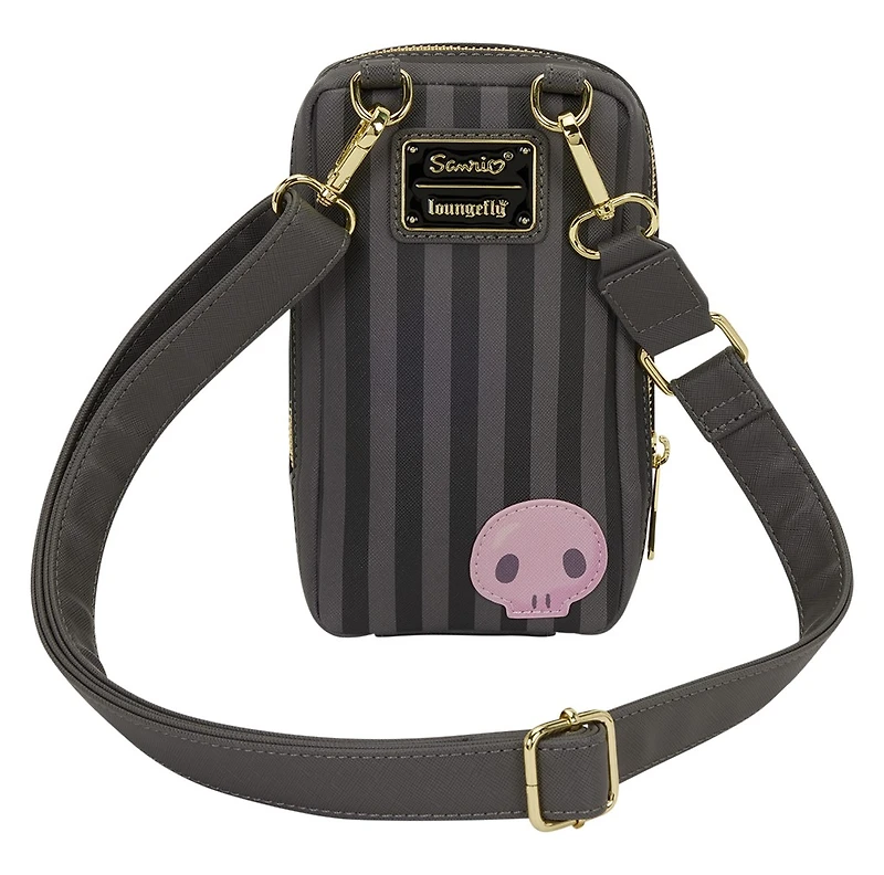 Sanrio Kuromi 20th Anniversary Cell Phone Crossbody Bag with Coin Bag 