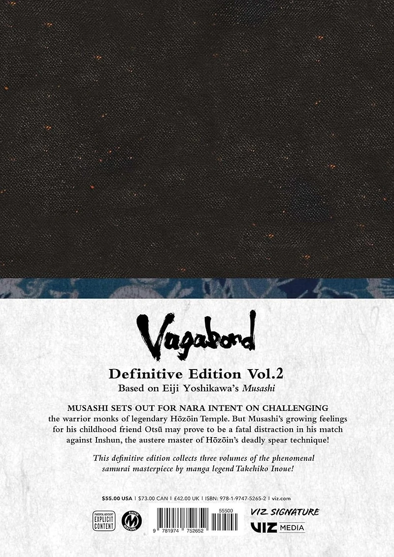 Manga Vagabond Definitive Edition, Volume 02 - Hardcover