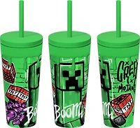 Minecraft: Creeper Cup with Straw 