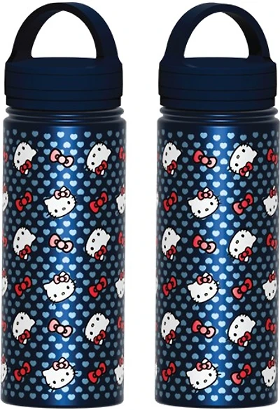 Hello Kitty Blue Stainless Steel Water Bottle 