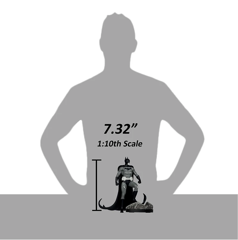 DC Direct Batman by Bjorn Barends (Batman Black & White) 1:10 Scale Resin Statue 