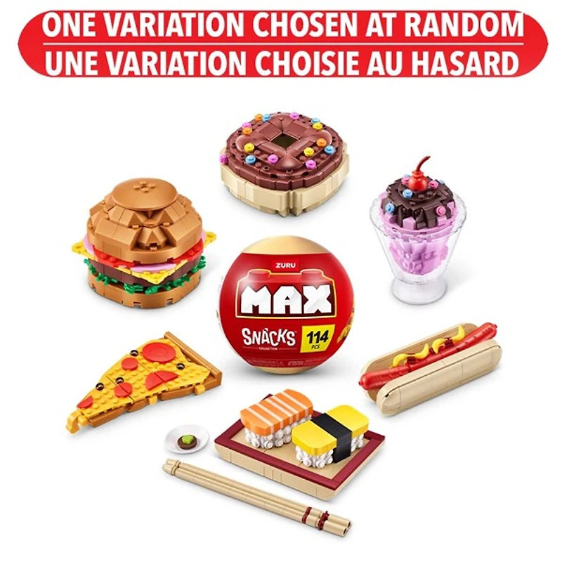 MAX Snacks Collection – One Variation Chosen at Random
