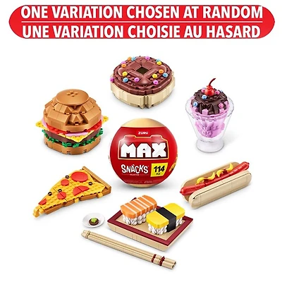 MAX Snacks Collection – One Variation Chosen at Random
