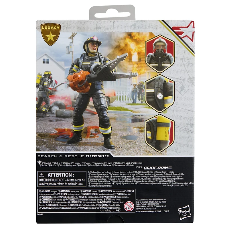 G.I. Joe Classified Series Legacy Collection - Search & Rescue Firefighter  