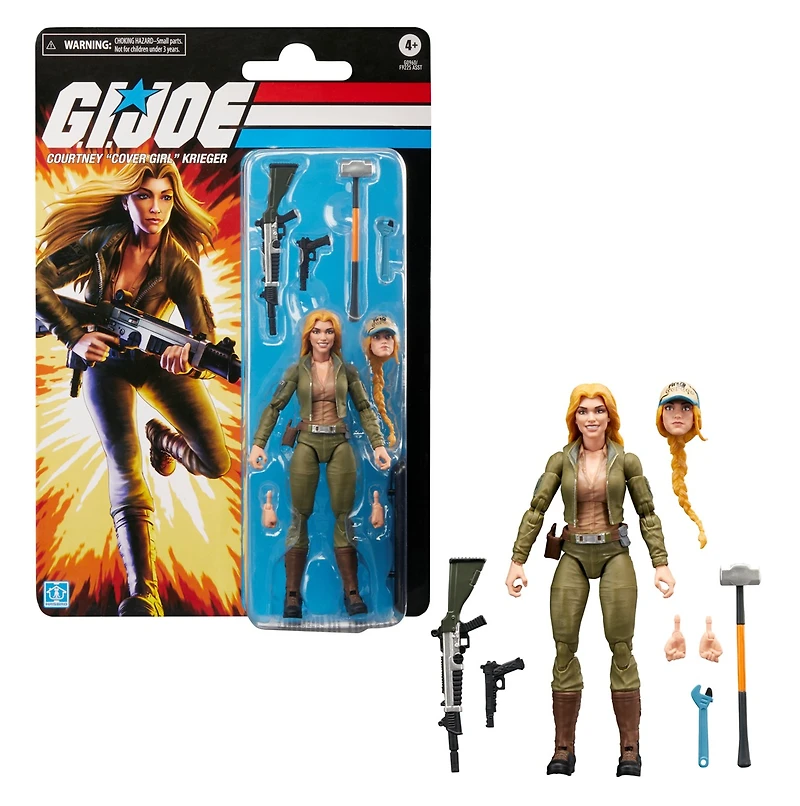 G.I. Joe Classified Series Retro Cardback Courtney “Cover Girl” Krieger  