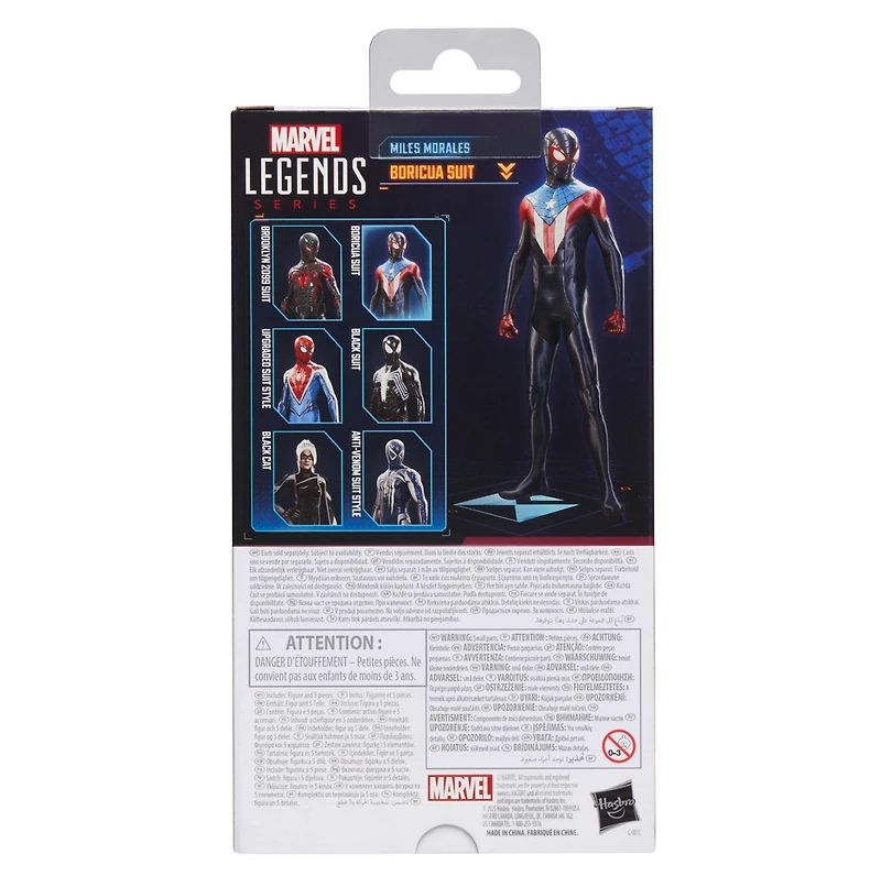 Marvel Legends Series Gamerverse Miles Morales Boricua Suit