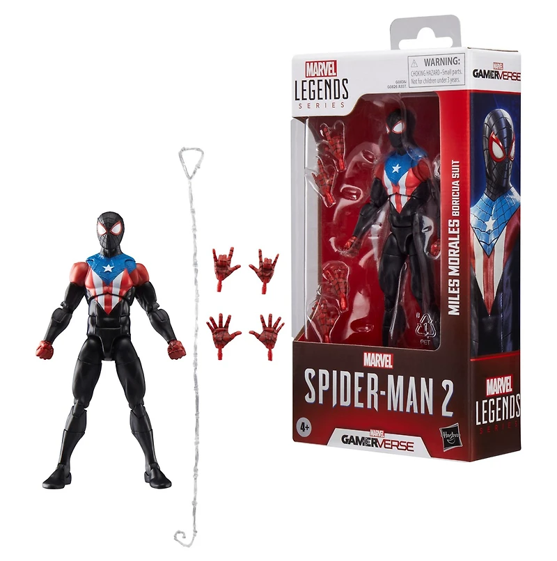 Marvel Legends Series Gamerverse Miles Morales Boricua Suit